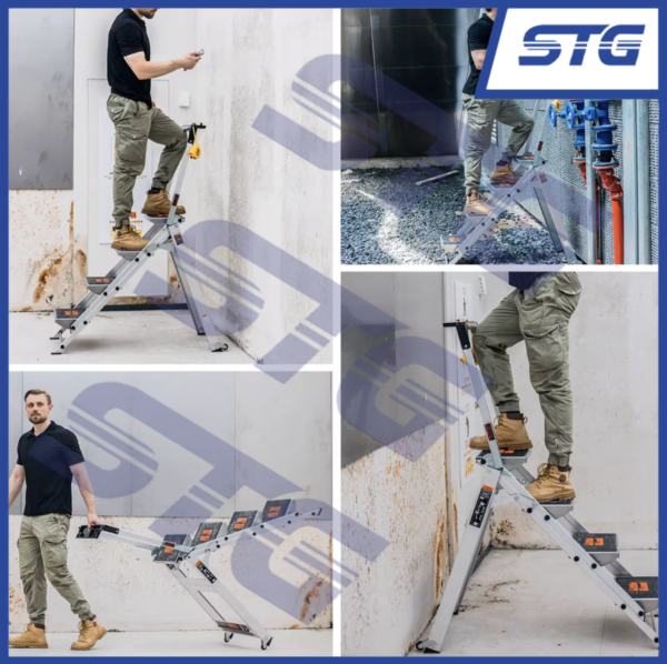 [SG Local] Multi-Functional Aluminum Alloy Ladder - STG Industrials Pte Ltd
